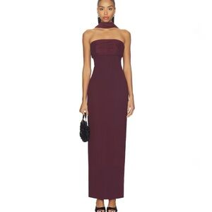REVOLVE Burgundy Maxi Dress